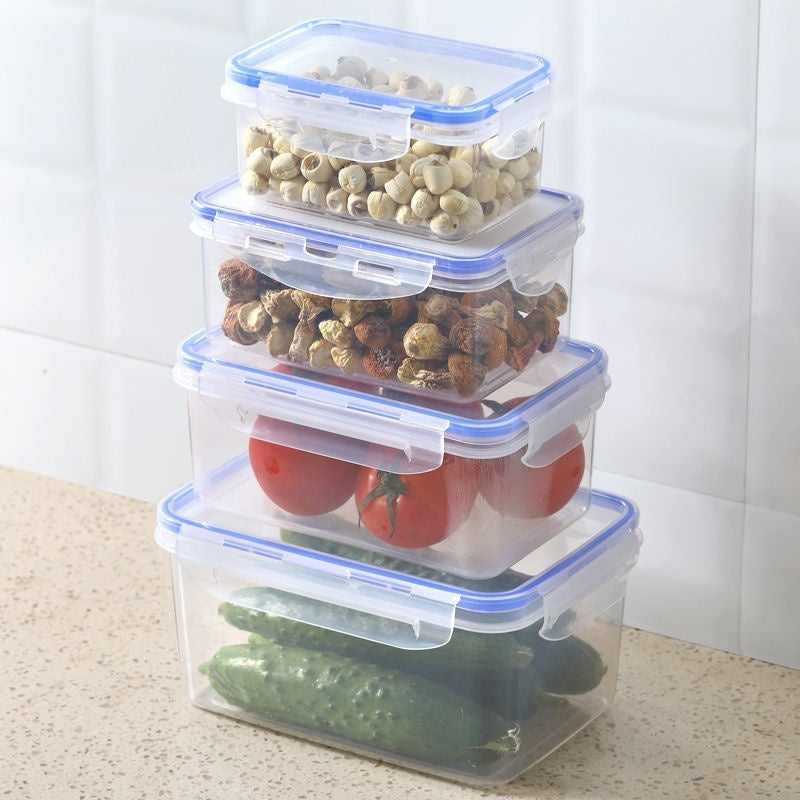 Storage Microwave Safe Lunch Box For Heating Food In The Kitchen With A Lid For Airtight Sealing