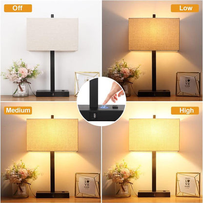 Touch Control Charging Decoration Bedside Lamp
