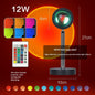 Sunset Lights Red Floor Table Lamp Living Room Bedroom Projection Sun Light Creative Sunset Bedside And Sofa Side Atmosphere