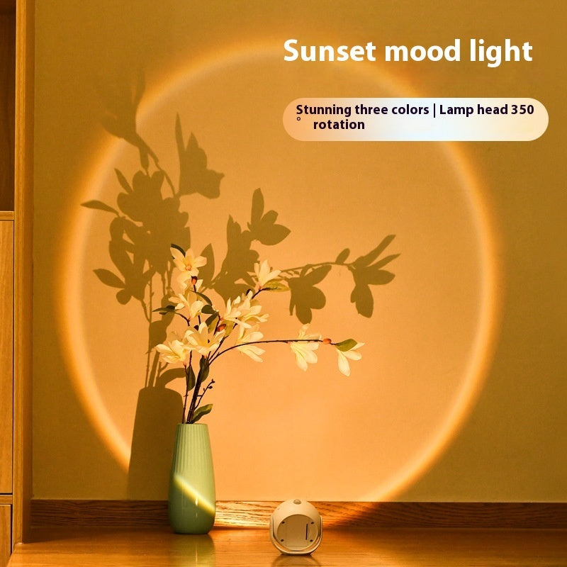 Infrared Sensor Lamp Wireless Sunset Light Aisle Corridor