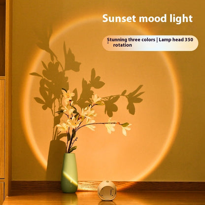 Infrared Sensor Lamp Wireless Sunset Light Aisle Corridor