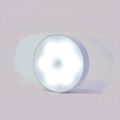 Usb Rechargeable Motion Sensor Light Round Wireless LED Puck Light Kichen Cabinet Lighting Motion Sensor Lamp Night Light