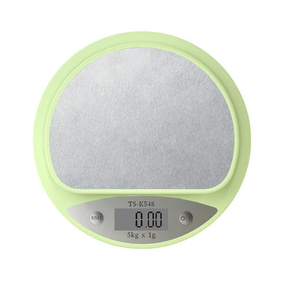 Kitchen Scale 5kg Weight Grams Digital Balance Precision Accurate Green Electronic LCD Food Baking Portable Scale