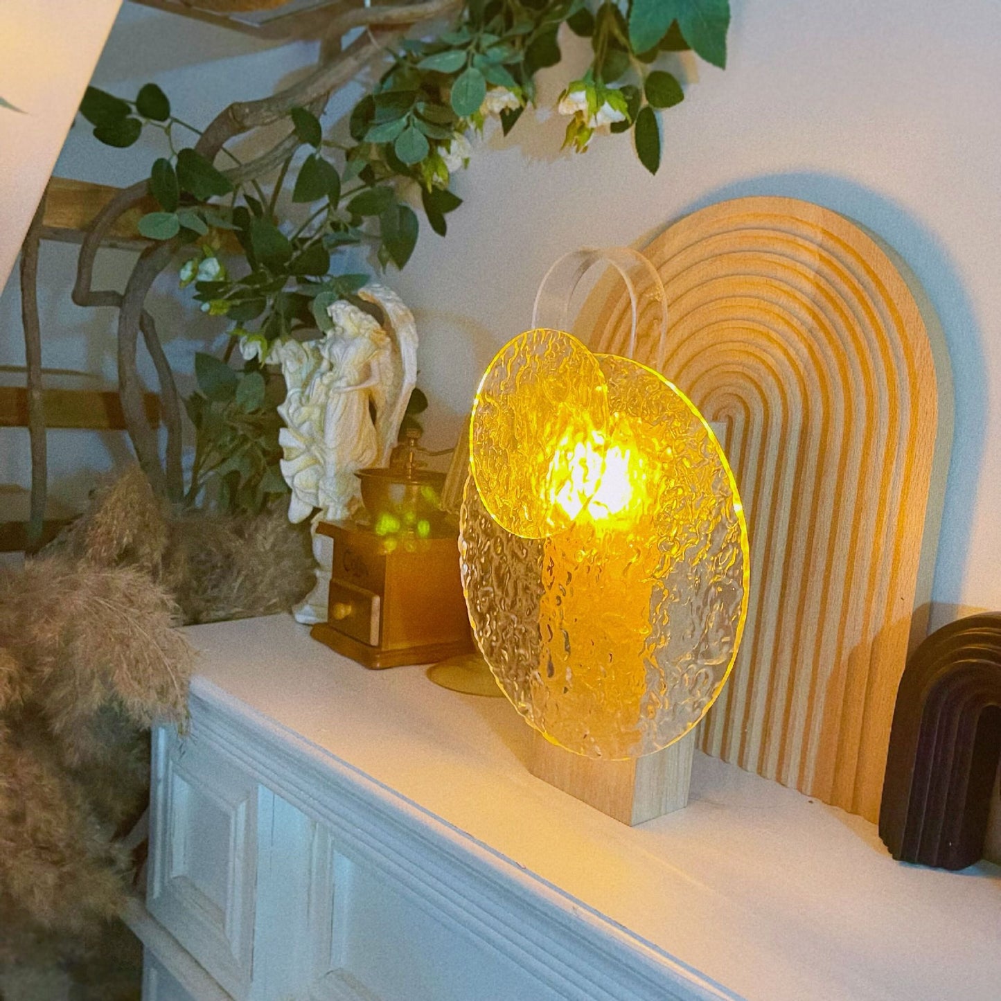 Ins Rotating Light Shadow Atmosphere Lamp Water Ripple Sunset Lamp