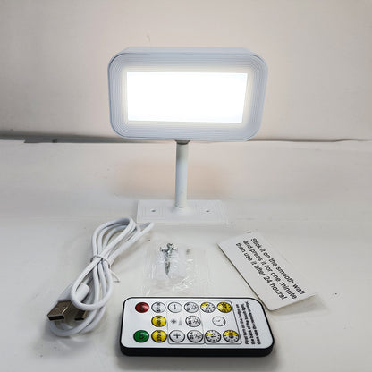 Double-sided Luminous USB Rechargeable Touch Adjustable Light Bedside Lamp