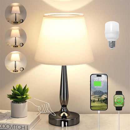 Decorative Table Lamp Touch Dimming Bedside Small Night Lamp