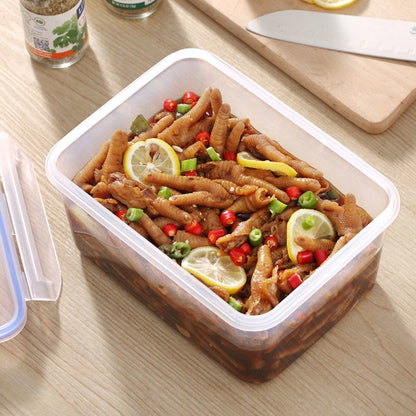 Storage Microwave Safe Lunch Box For Heating Food In The Kitchen With A Lid For Airtight Sealing