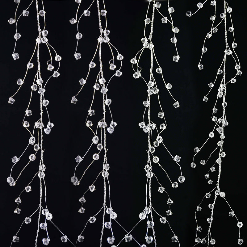Acrylic Crystal Beads Garland Light String Accessories 100 120 150cm