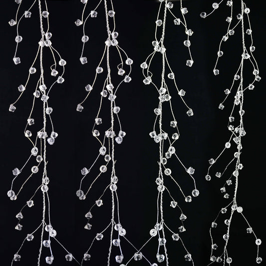 Acrylic Crystal Beads Garland Light String Accessories 100 120 150cm