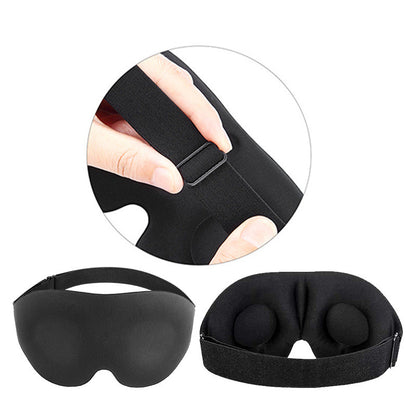 3d Sleep Mask Aviation Breathable Black Three-dimensional Shading