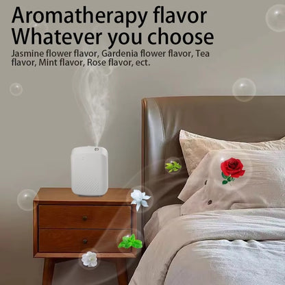 Electric Scent Diffuser Machine 400ML Fragrance Diffuser Waterless Button Control Scent Diffuser