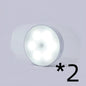 Usb Rechargeable Motion Sensor Light Round Wireless LED Puck Light Kichen Cabinet Lighting Motion Sensor Lamp Night Light
