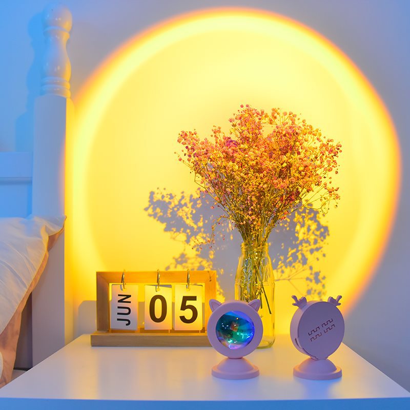 Sunset Bedroom Sleeping Bedside Atmosphere Small Night Lamp