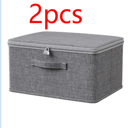 Foldable Storage Box With A Combination Lock
