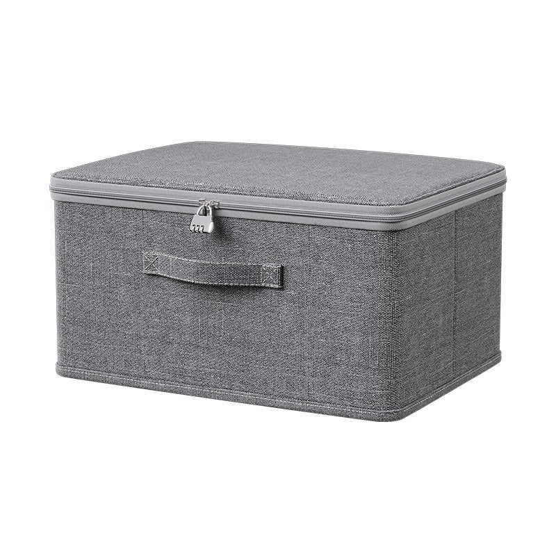 Foldable Storage Box With A Combination Lock