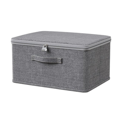 Foldable Storage Box With A Combination Lock