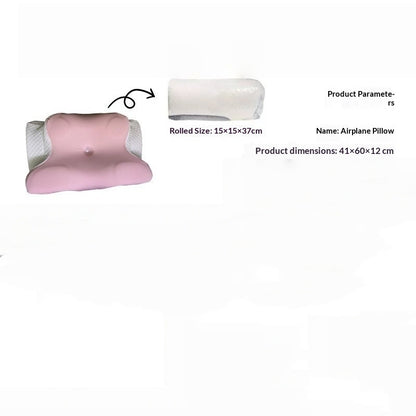 Slow-Rebound Memory Foam Neck-Care Sleep Aid Butterfly-Shaped Ergonomic Multi-Functional Side-Sleeping Pillow