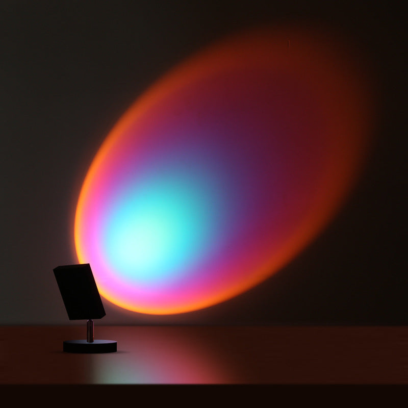 Sunset Lights Red Floor Table Lamp Living Room Bedroom Projection Sun Light Creative Sunset Bedside And Sofa Side Atmosphere