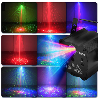 240 Patterns Laser Projector Stage Light LED RGB Party KTV Club USB Disco Light