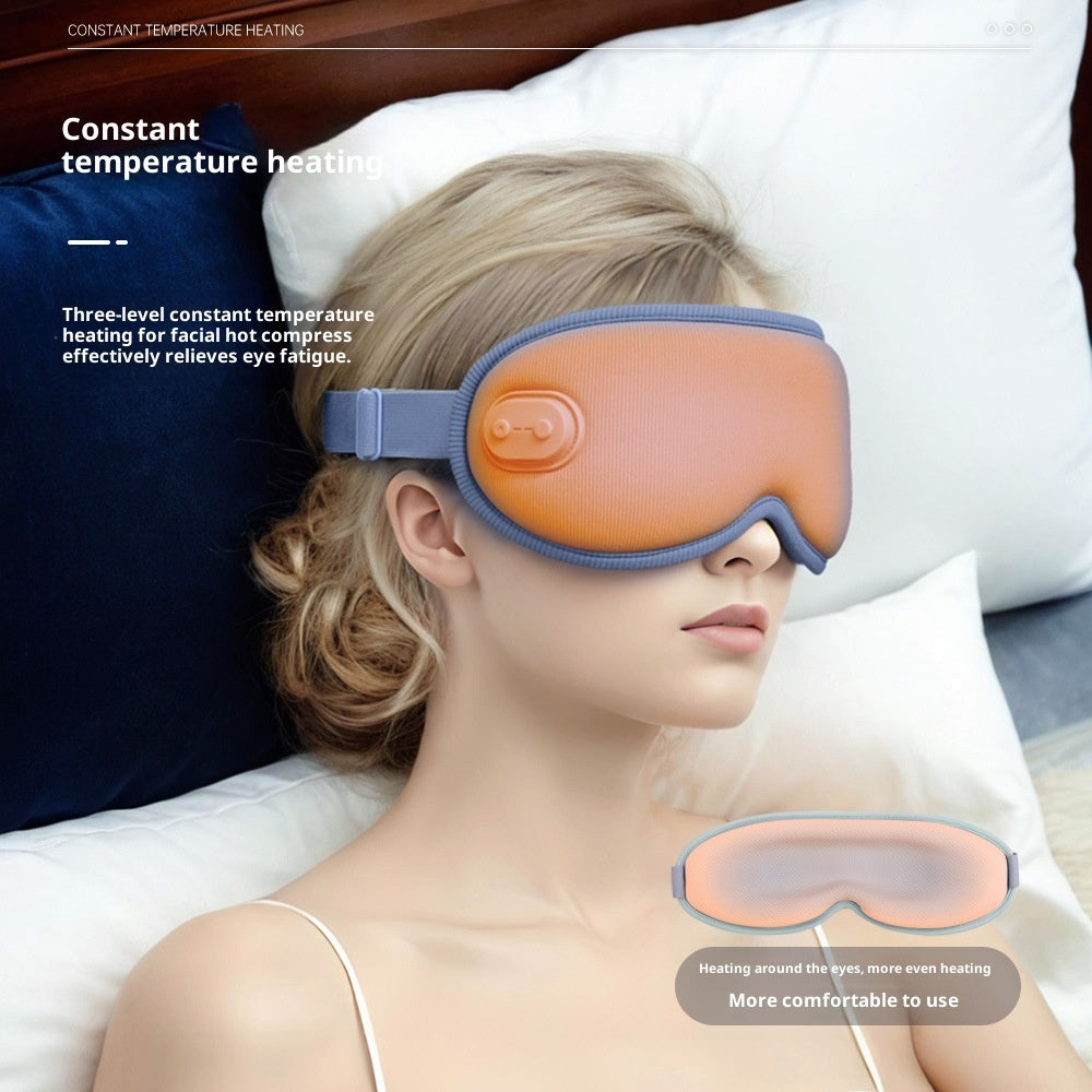 3d Eye Mask Massage Hot Compress Dual-use Steam Eye Shield Thickened Eye Socket Sleep Shading Relieve Fatigue