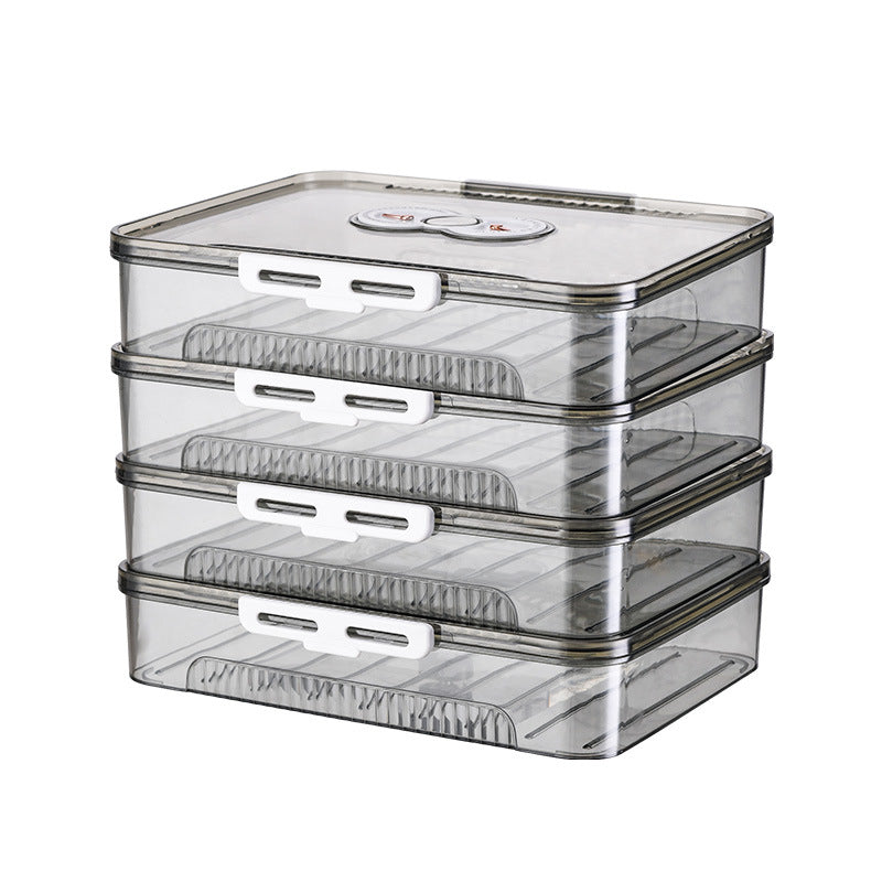Dumpling Box Food Grade Freezer Safe Airtight Storage Container For Home Use