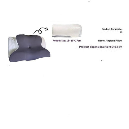 Slow-Rebound Memory Foam Neck-Care Sleep Aid Butterfly-Shaped Ergonomic Multi-Functional Side-Sleeping Pillow