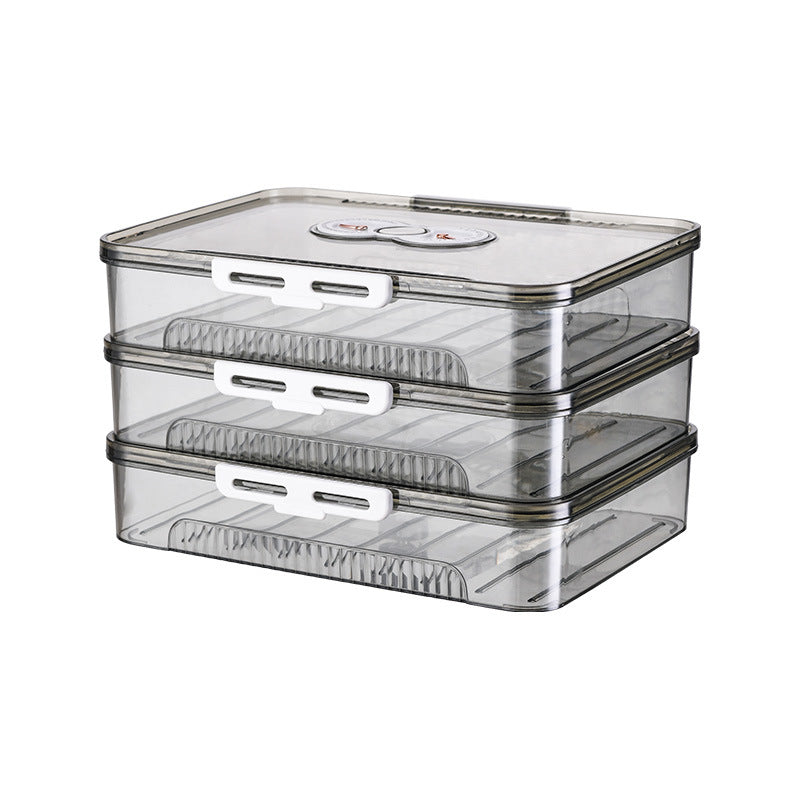 Dumpling Box Food Grade Freezer Safe Airtight Storage Container For Home Use