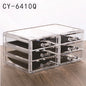 Acrylic Drawer Type Desktop Cosmetic Organizer Anti-dust