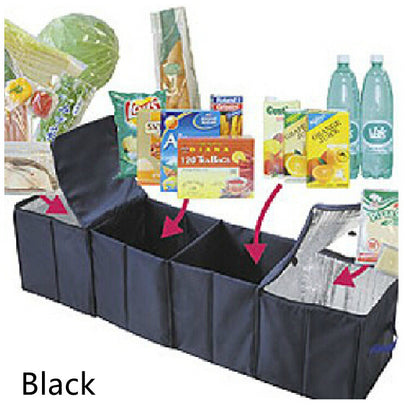4 Compartments Foldable Multipurpose Car Storage Box