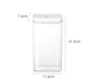Transparent Airtight Jar Storage Box Square Pasta Storage Jar