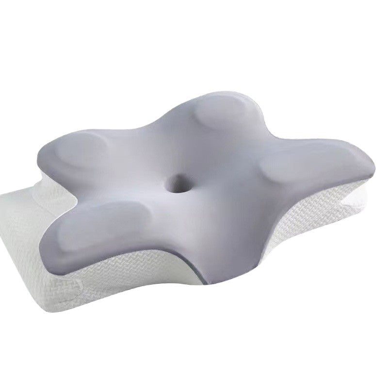 Slow-Rebound Memory Foam Neck-Care Sleep Aid Butterfly-Shaped Ergonomic Multi-Functional Side-Sleeping Pillow