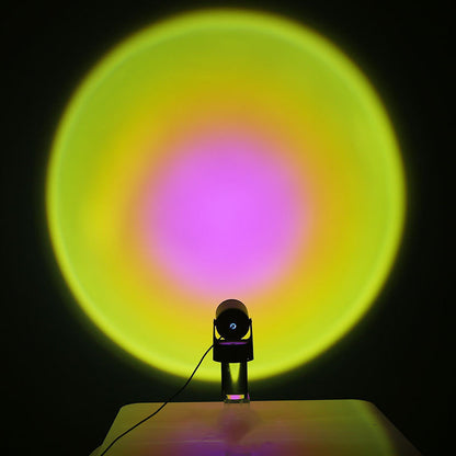 Creative Atmosphere Charging Sunset Projection Lamp