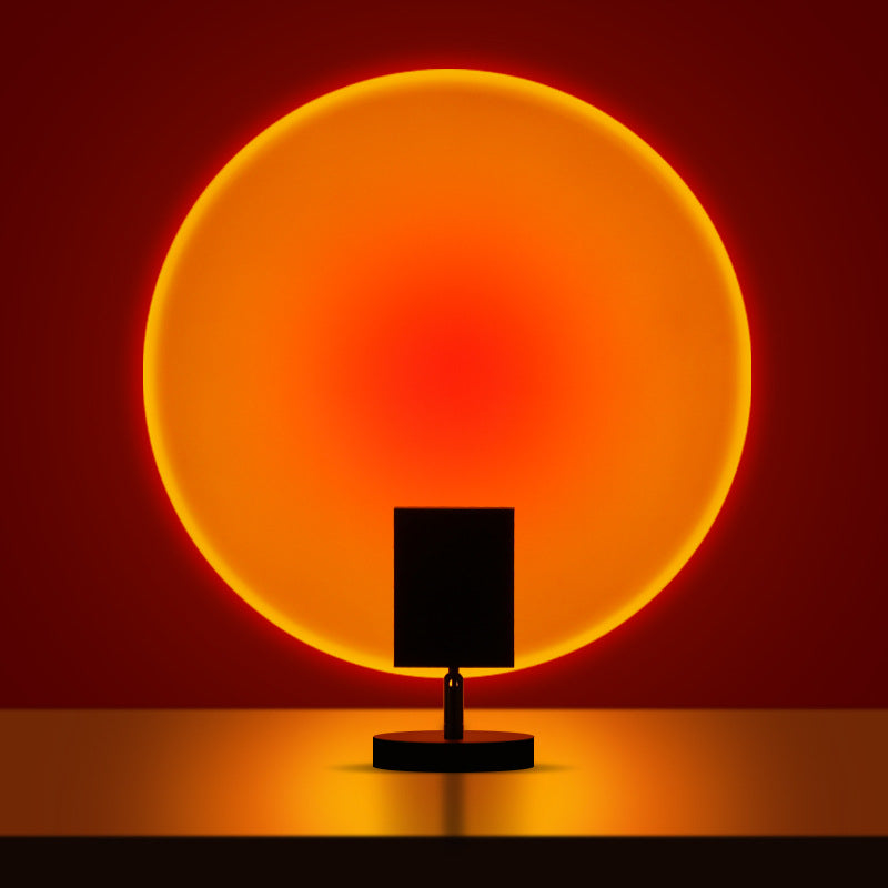 Sunset Lights Red Floor Table Lamp Living Room Bedroom Projection Sun Light Creative Sunset Bedside And Sofa Side Atmosphere