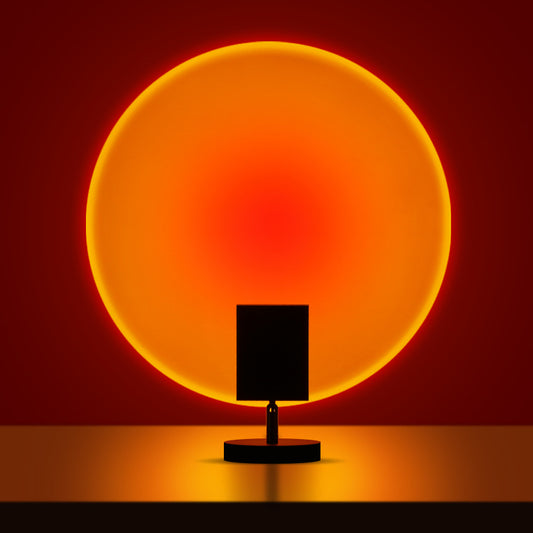 Sunset Lights Red Floor Table Lamp Living Room Bedroom Projection Sun Light Creative Sunset Bedside And Sofa Side Atmosphere