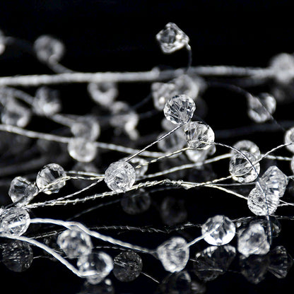 Acrylic Crystal Beads Garland Light String Accessories 100 120 150cm