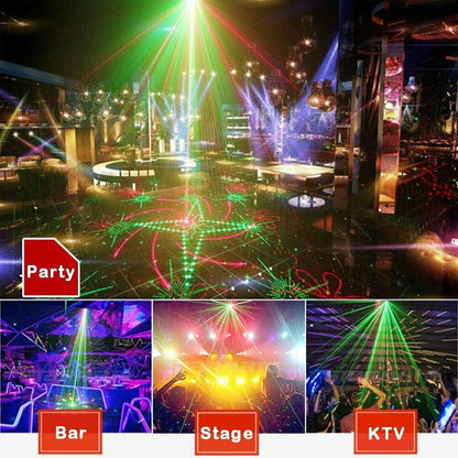 240 Patterns Laser Projector Stage Light LED RGB Party KTV Club USB Disco Light